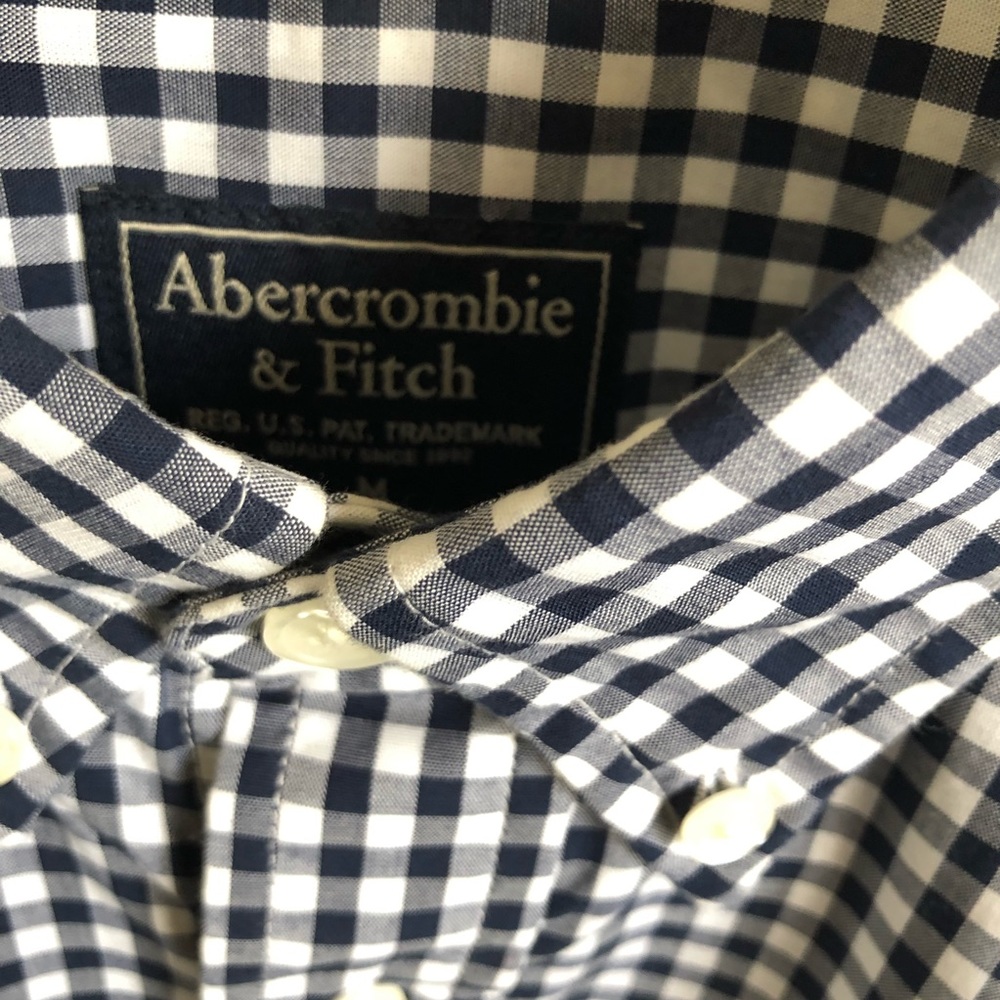 Abercrombie & Fitch Plaid Button Down Shirt - Picture 2 of 3